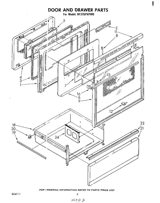 Diagram for RF375PXPW0