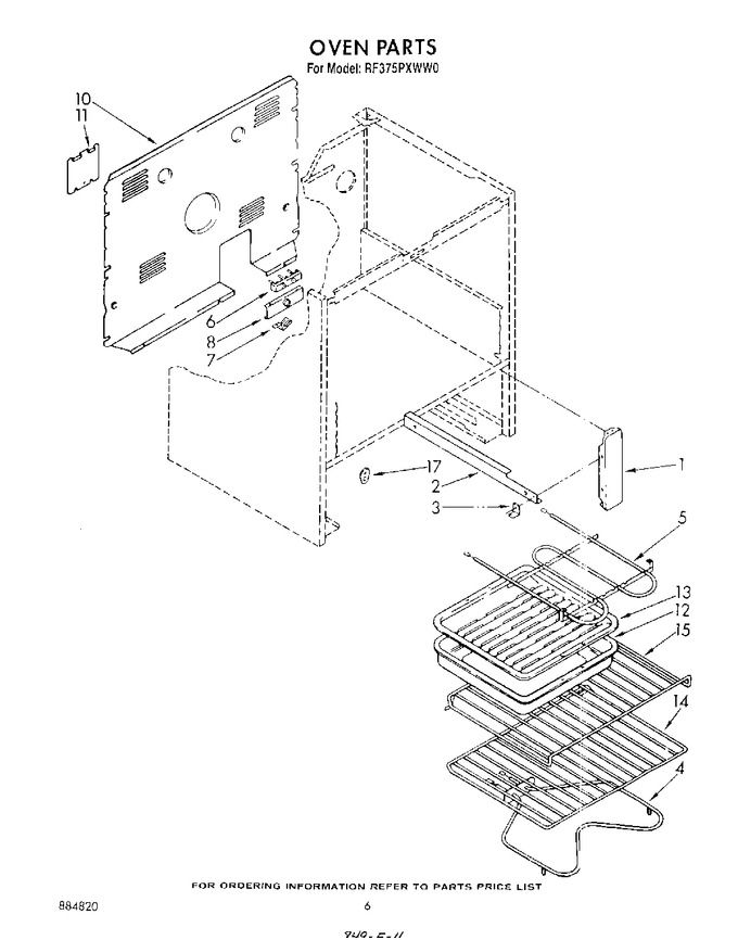 Diagram for RF375PXWN0