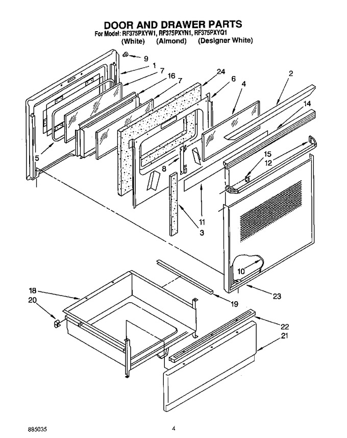 Diagram for RF375PXYN1