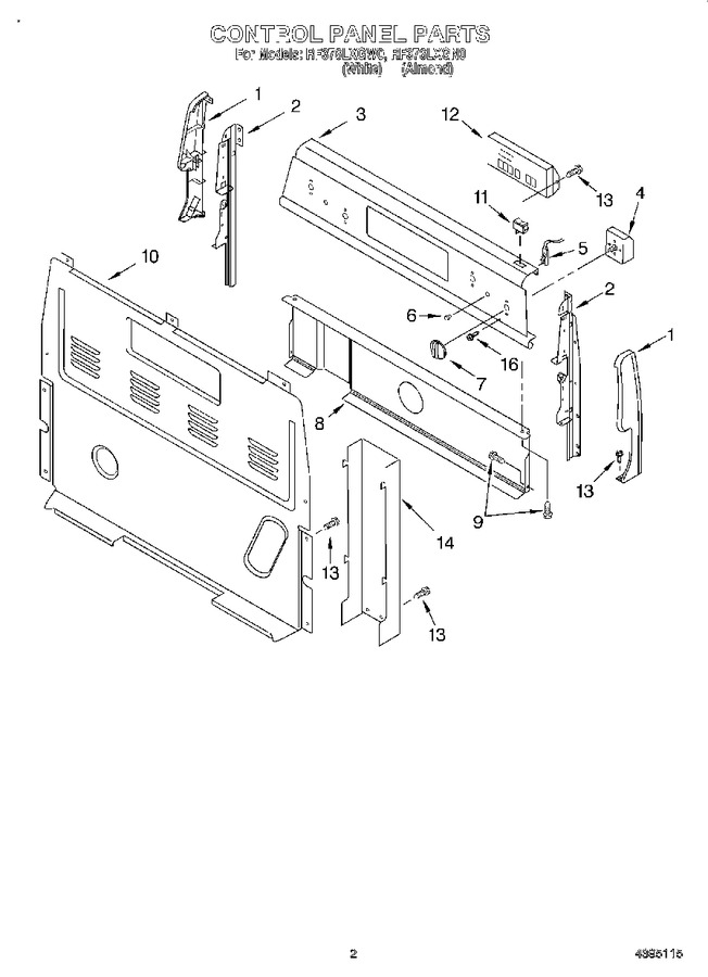 Diagram for RF376LXGN0