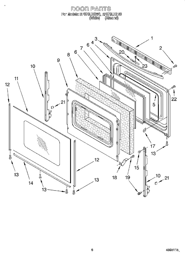 Diagram for RF376LXGN0