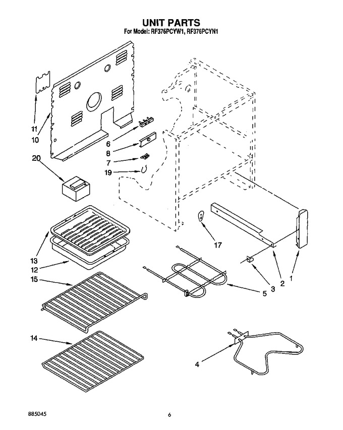 Diagram for RF376PCYN1