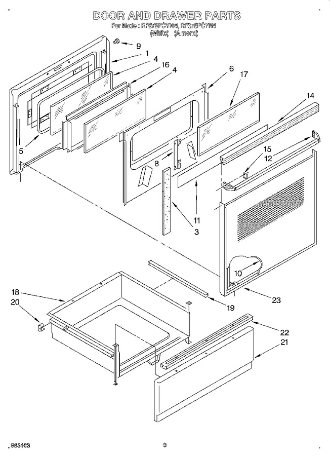 Diagram for RF376PCYW4