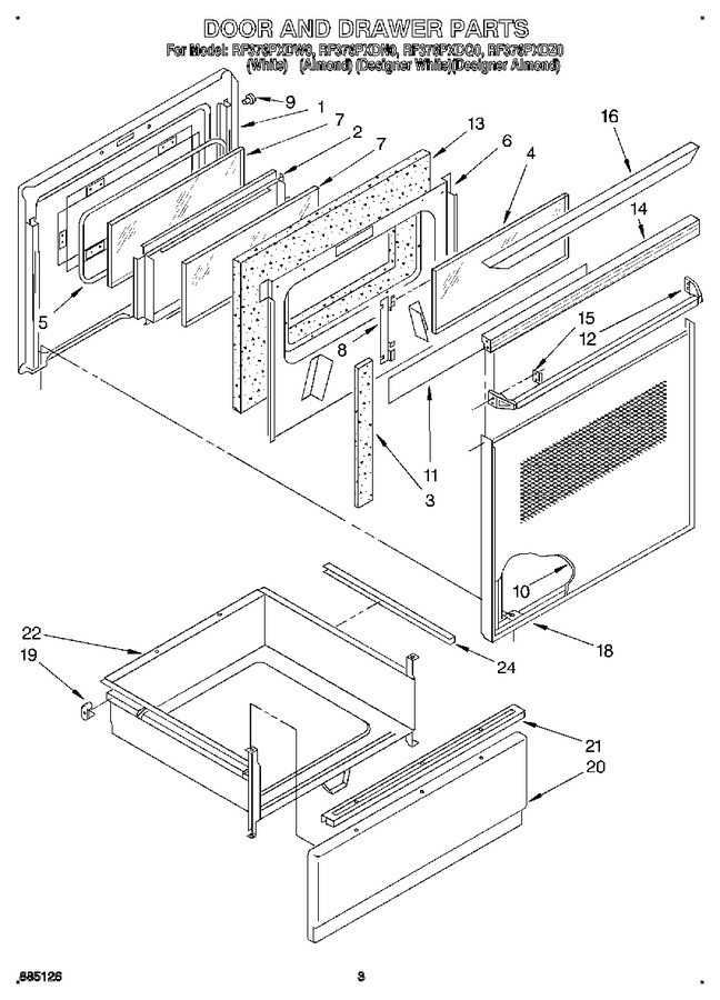 Diagram for RF376PXDN0