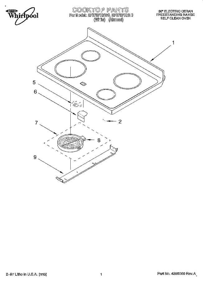 Diagram for RF376PXEW0