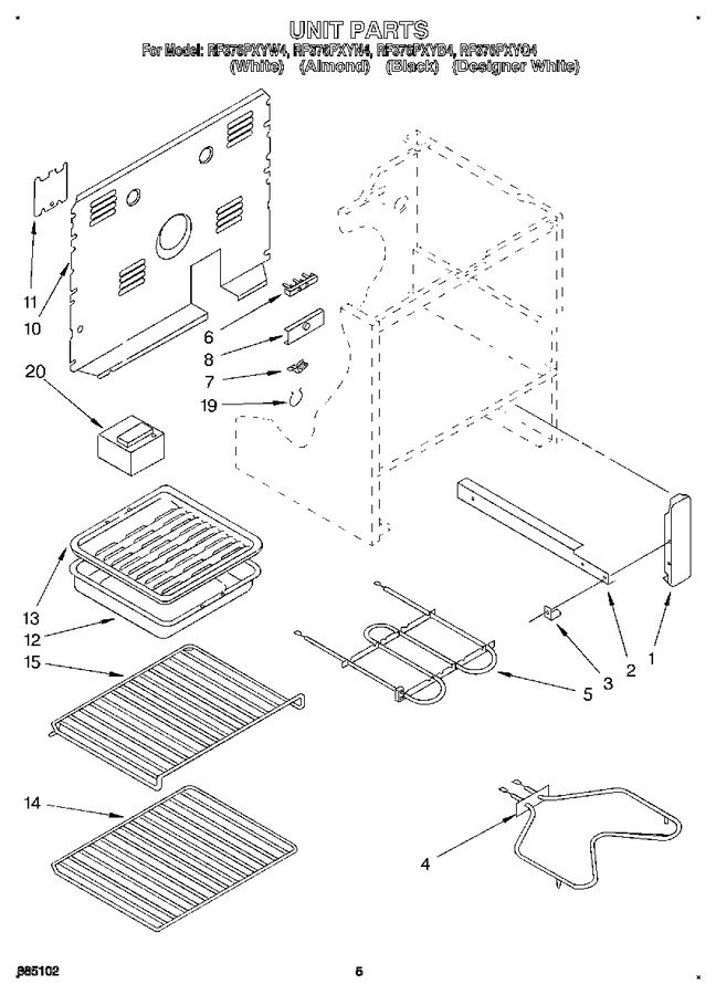 Diagram for RF376PXYB4