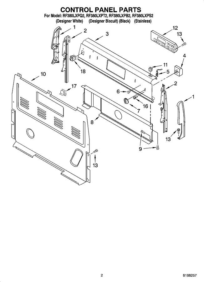 Diagram for RF380LXPB2