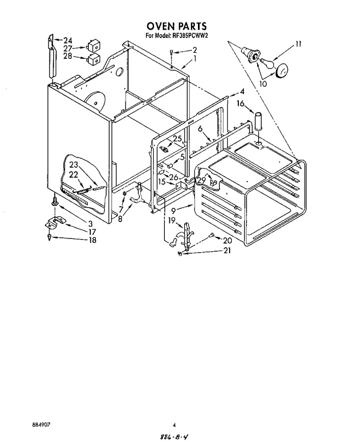 Diagram for RF385PCWW2