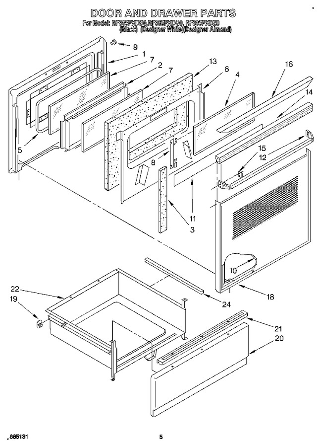 Diagram for RF385PXDQ0