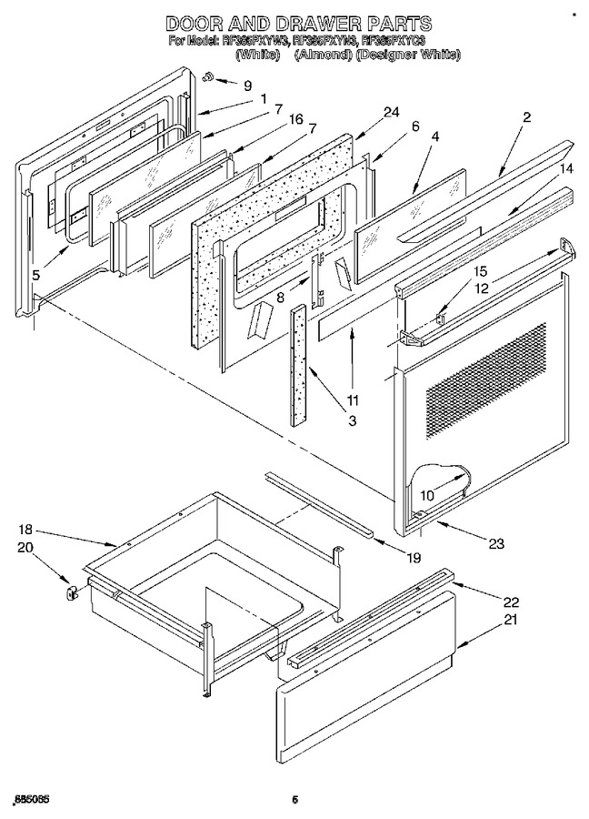 Diagram for RF385PXYW3