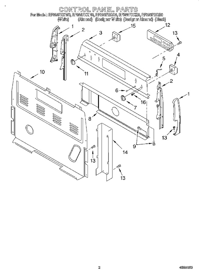 Diagram for RF386PXGQ0