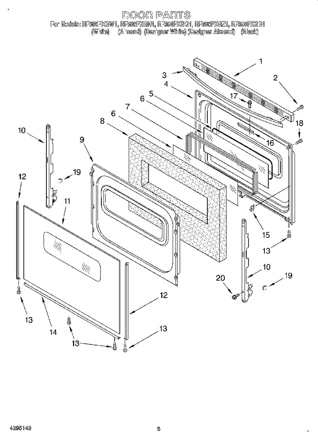 Diagram for RF386PXGW1