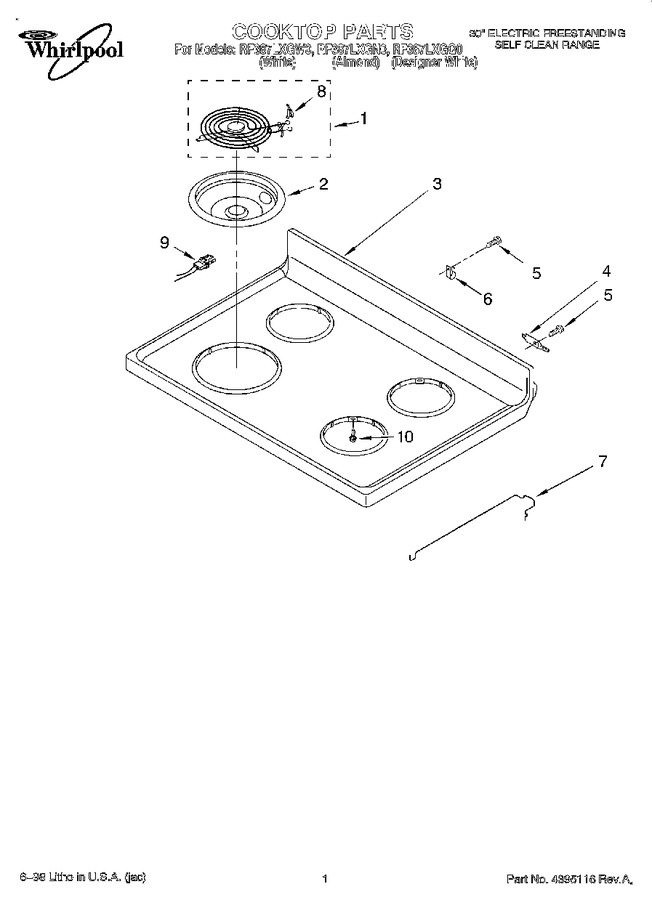 Diagram for RF387LXGN0