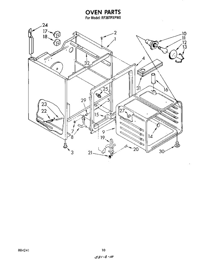 Diagram for RF387PXPW0