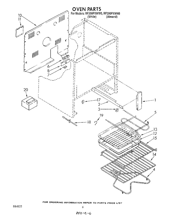 Diagram for RF390PXWN0