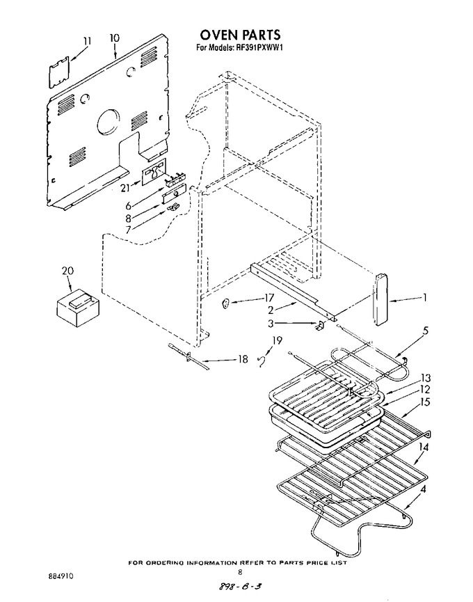 Diagram for RF391PXWW1