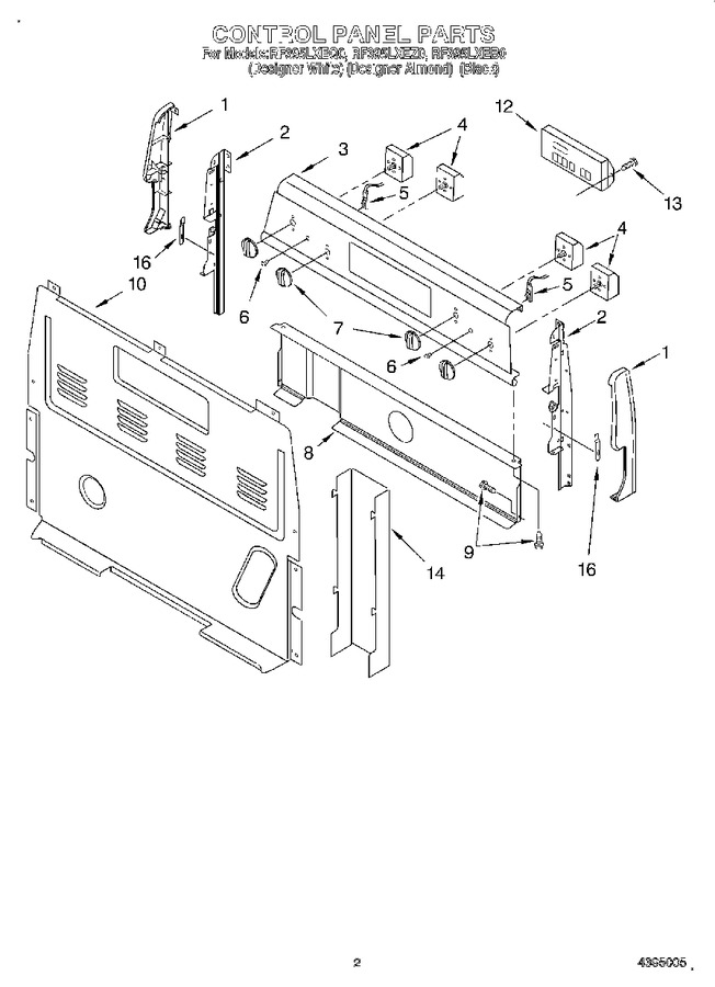 Diagram for RF395LXEQ0