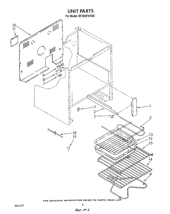 Diagram for RF395PXVW0