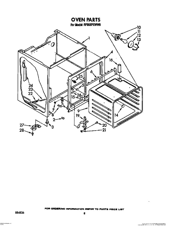 Diagram for RF395PXWW0