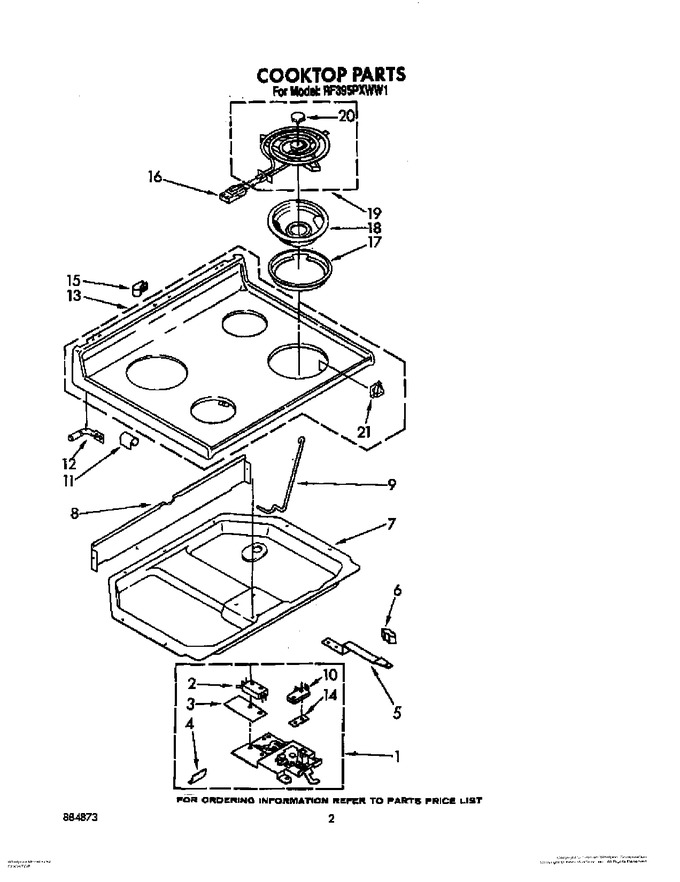 Diagram for RF395PXWW1