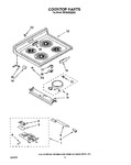 Diagram for 02 - Cooktop, Lit/optional