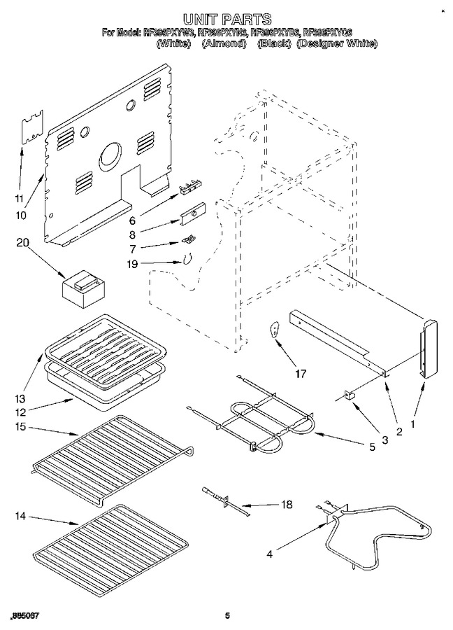 Diagram for RF396PXYW3