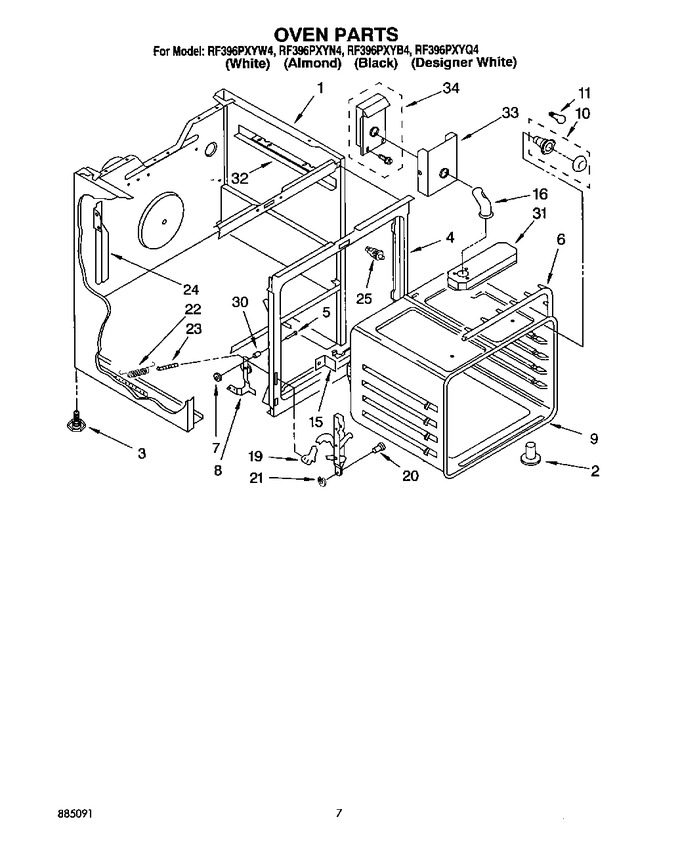 Diagram for RF396PXYW4