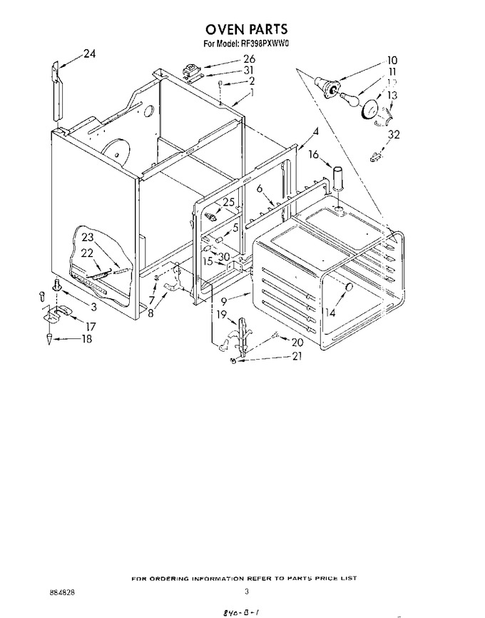 Diagram for RF398PXWW0