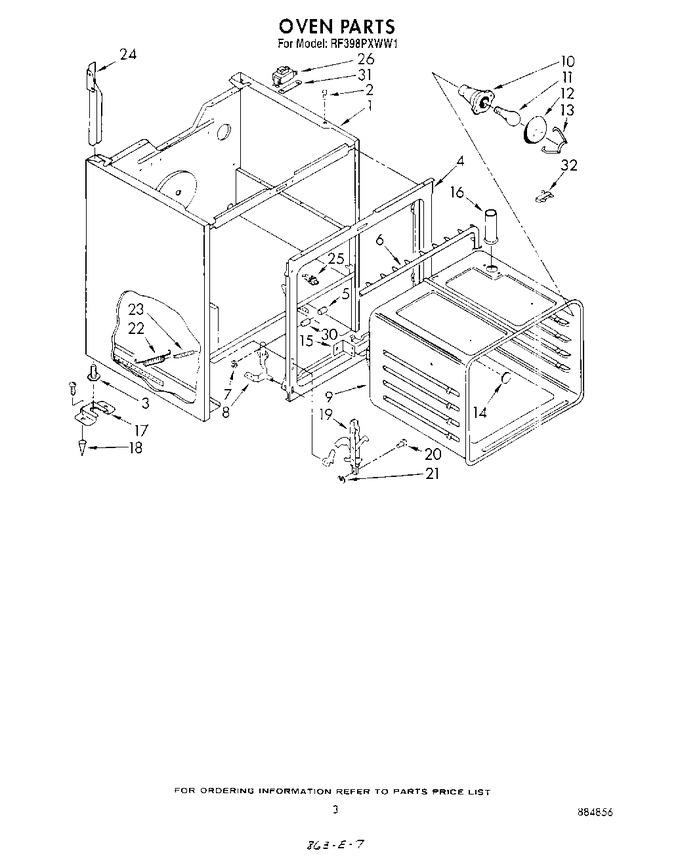 Diagram for RF398PXWW1