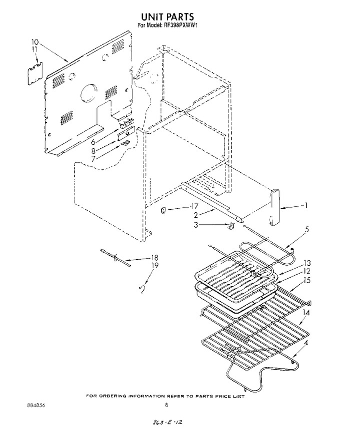 Diagram for RF398PXWW1