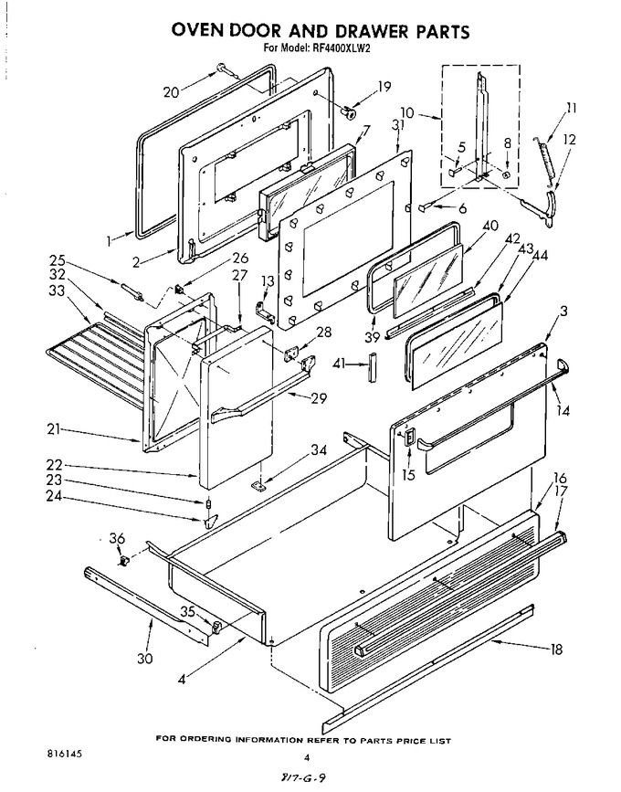 Diagram for RF4400XLW2