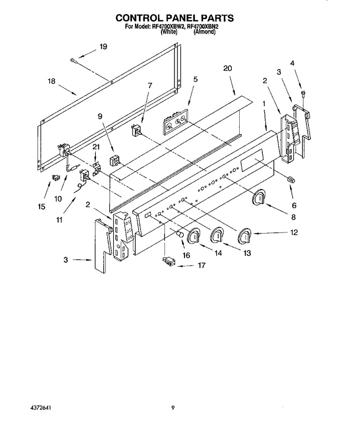 Diagram for RF4700XBW2