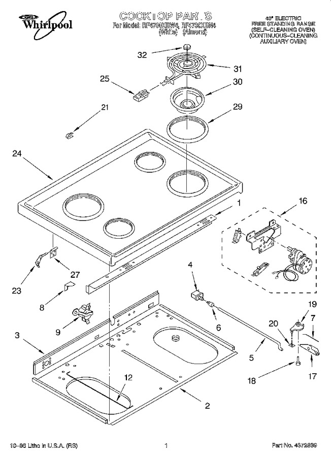 Diagram for RF4700XBW4