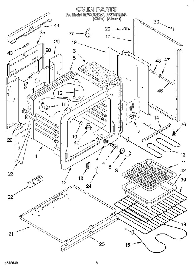 Diagram for RF4700XBW4