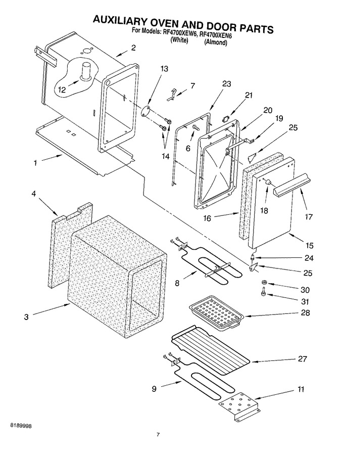 Diagram for RF4700XEN6