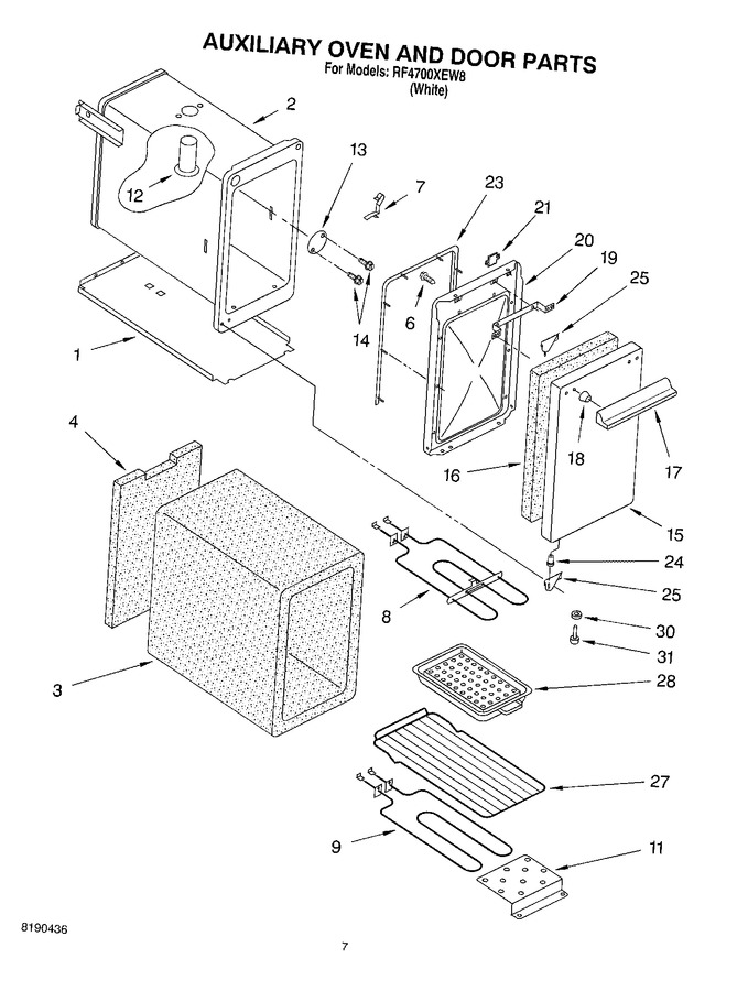 Diagram for RF4700XEW8