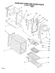 Diagram for 04 - Auxiliary Oven And Door Parts