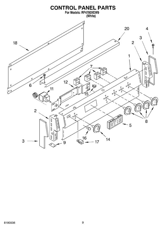 Diagram for RF4700XEW9