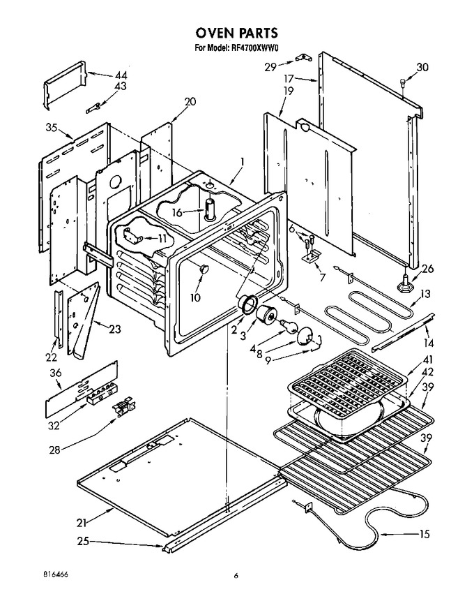 Diagram for RF4700XWW0