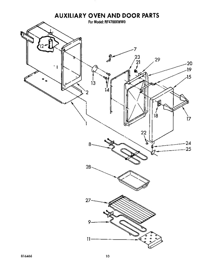 Diagram for RF4700XWN0