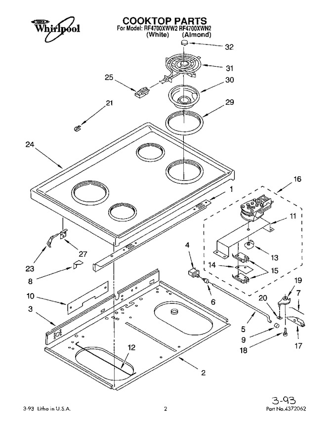 Diagram for RF4700XWN2