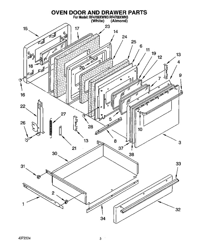 Diagram for RF4700XWN3