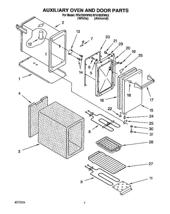 Diagram for RF4700XWN3