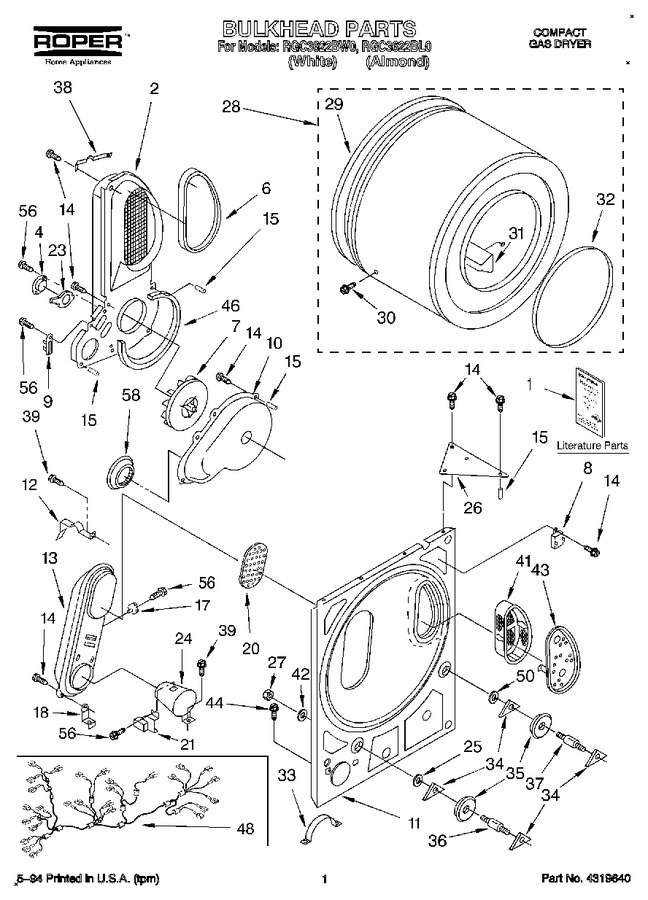 Diagram for RGC3622BW0