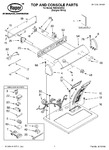 Diagram for 01 - Top And Console, Literature