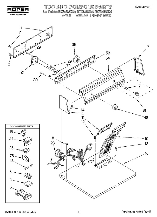 Diagram for RGX4635EW0