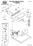 Diagram for 01 - Top And Console Parts And Optional Parts (not Included)