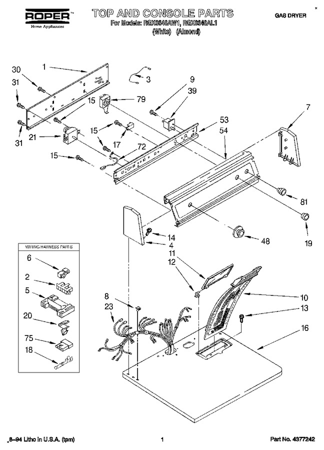 Diagram for RGX6646AL1