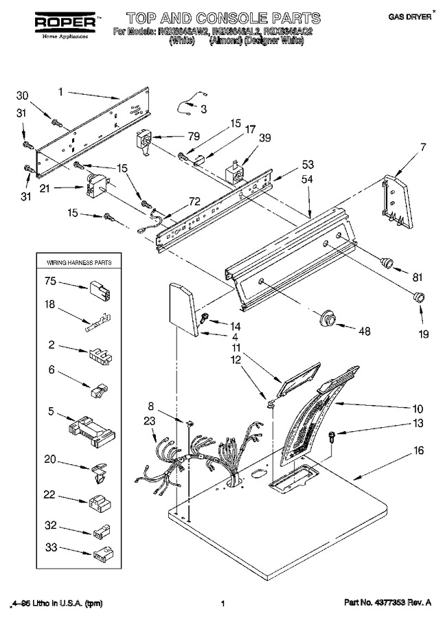 Diagram for RGX6646AQ2