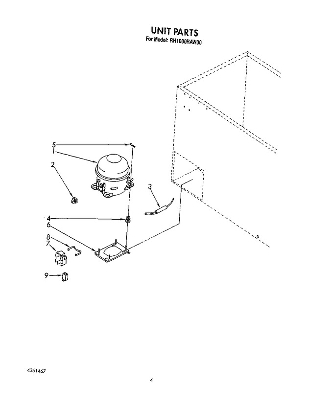 Diagram for RH1000RAW00